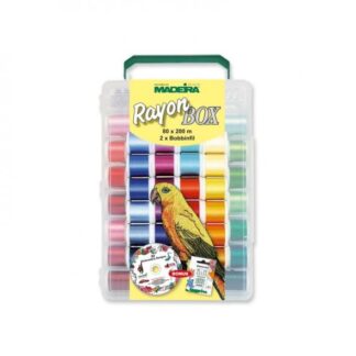 MADEIRA Rayon Box Stickgarn (80 x 200m)