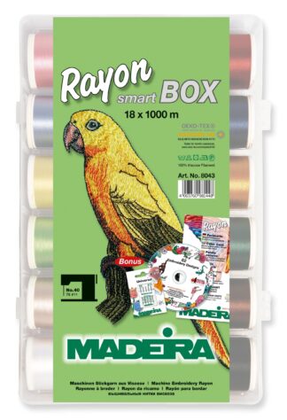 MADEIRA Smartbox Rayon Stickgarn (18 x 1000m)