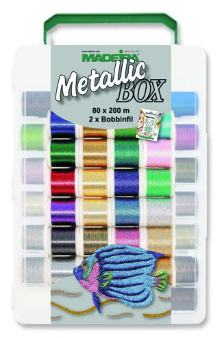 MADEIRA Metallic Box Stickgarn (80 x 200m)