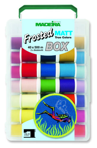 MADEIRA Frosted Matt Box Stickgarn (40 x 500m)