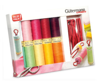 Gütermann Nähfaden-Set 10 Bobbin-Clips